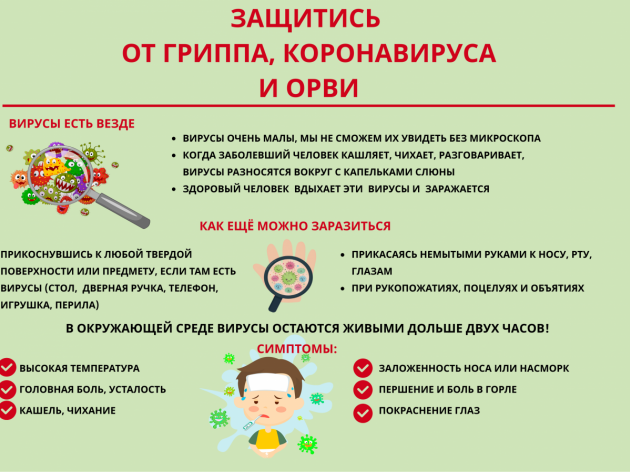 Грипп, коронавирусная инфекция и другие острые респираторные вирусные инфекции (ОРВИ)